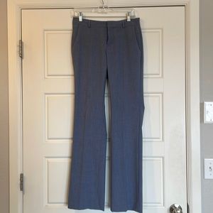 Blue gray Banana Republic boot cut work trouser size 0
